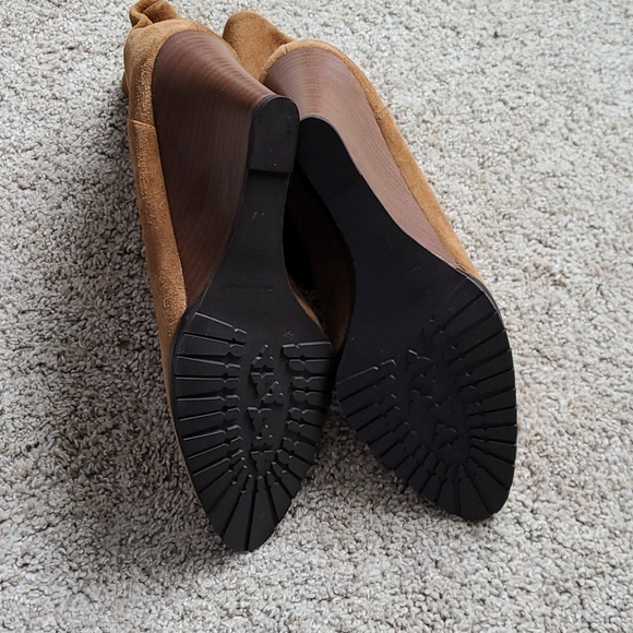 L.K. Bennett Zia Caramel Wedge Boot - Picture 5 of 9